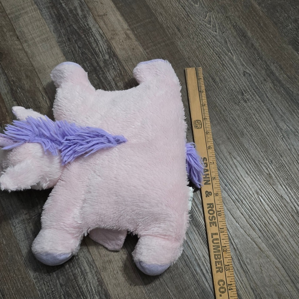 Pillow Charms Magical Unicorn Plush Folding Pillow Pink Purple Small 2013 - Picture 7 of 10